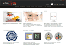 Tablet Screenshot of graficasxpress.com